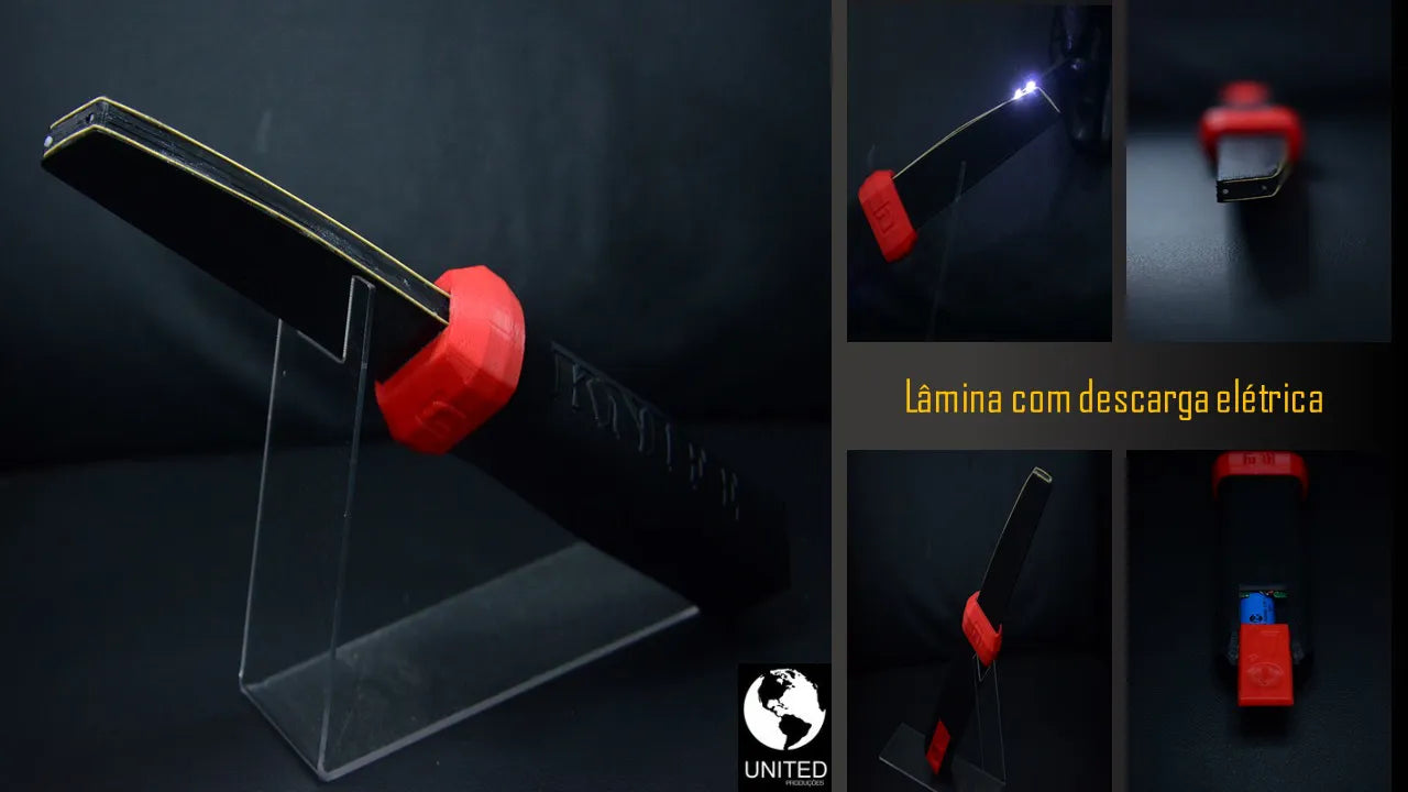 LÂMINA/ FACA DE TREINAMENTO COM CHOQUE